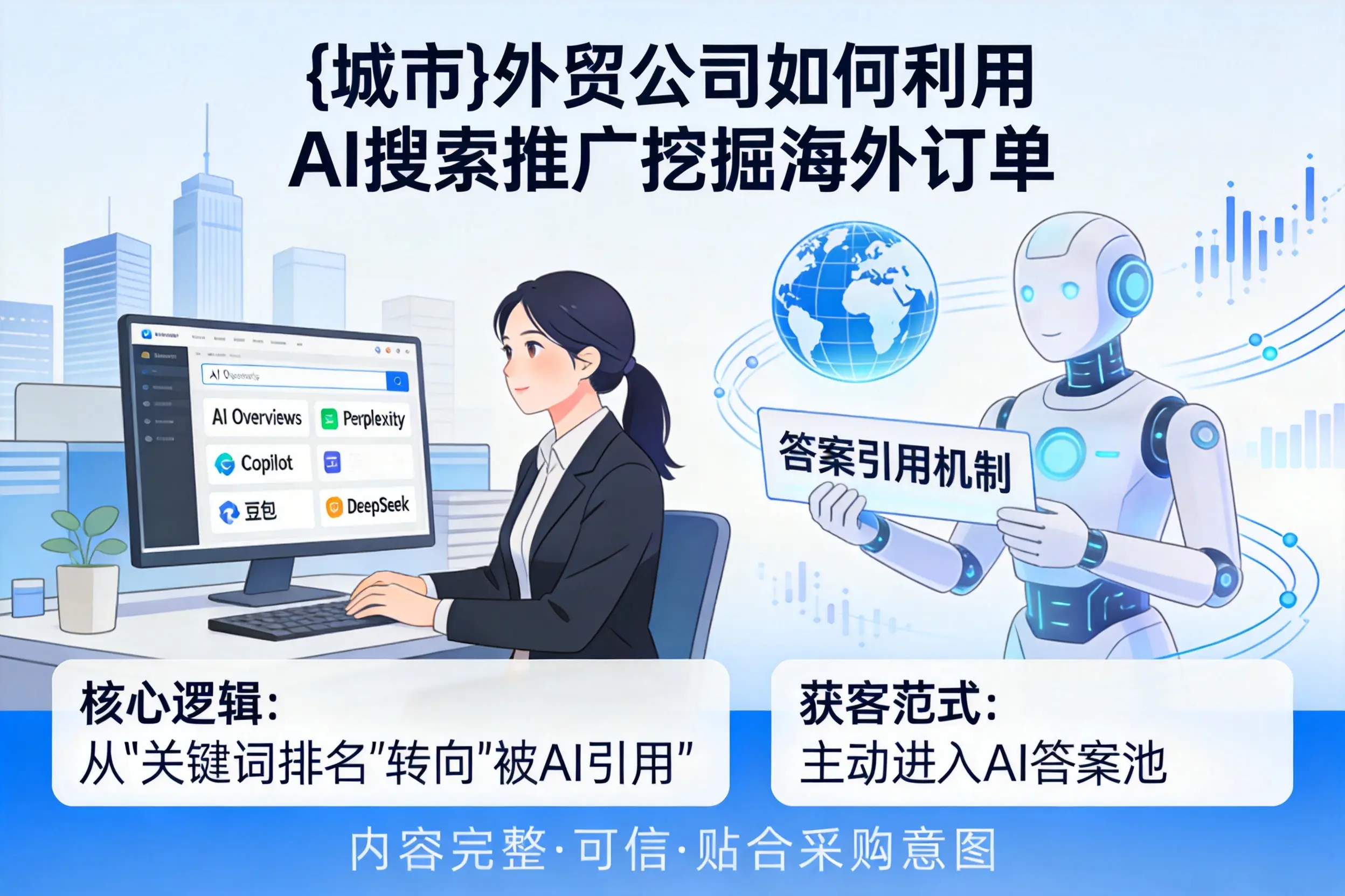 黄山外贸公司如何利用AI搜索推广挖掘海外订单