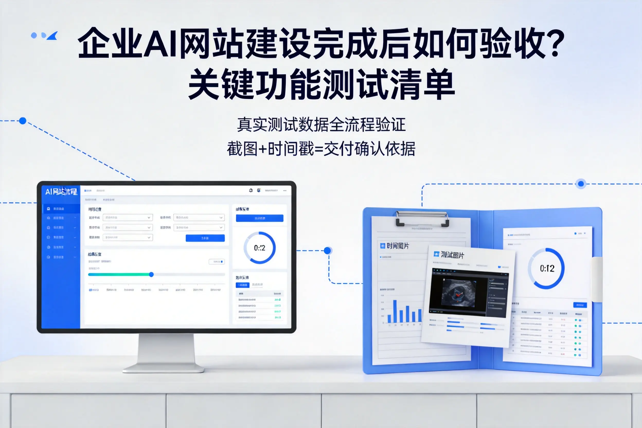 黄山企业AI网站建设完成后如何验收？关键功能测试清单