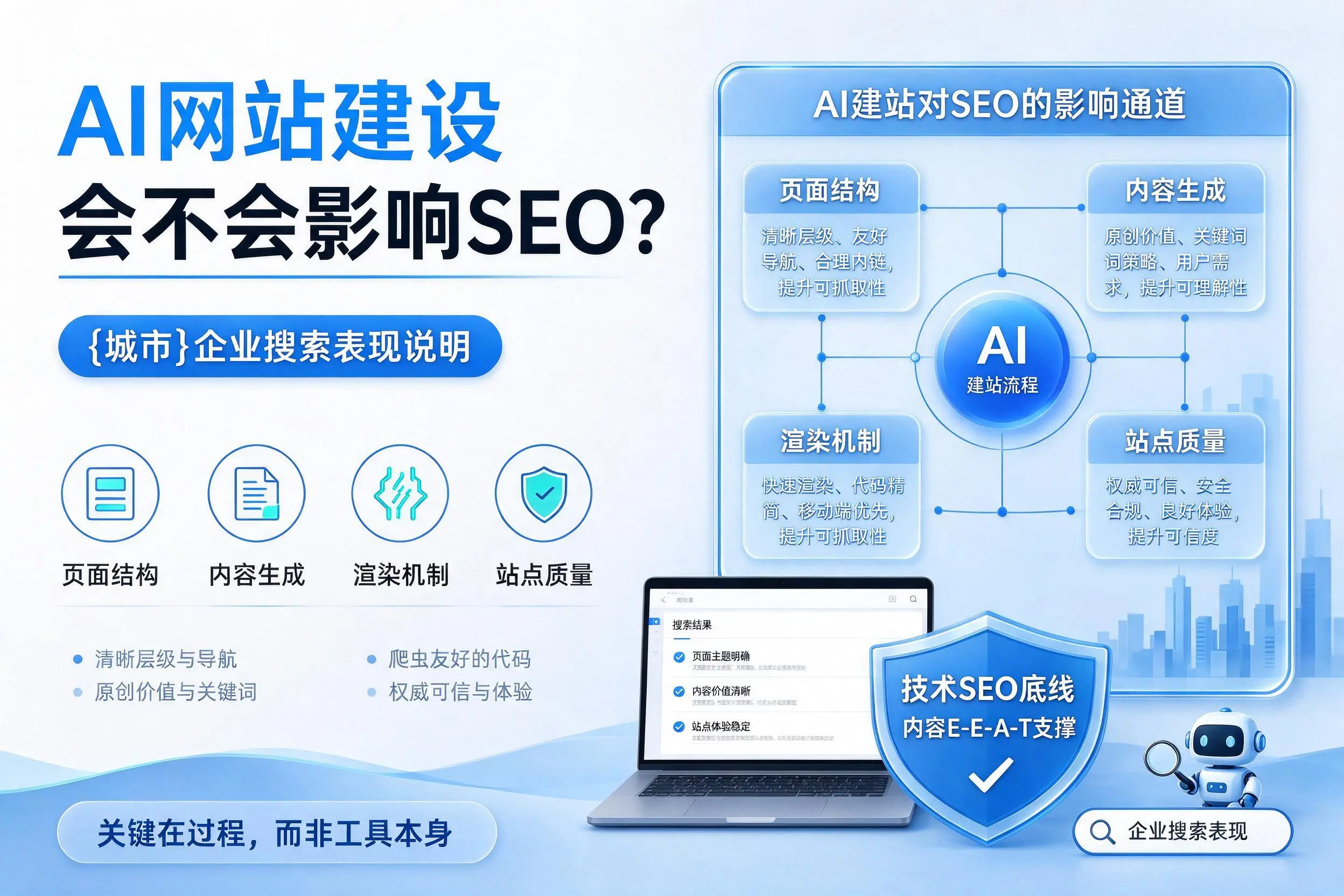 AI网站建设会不会影响SEO？黄山企业搜索表现说明