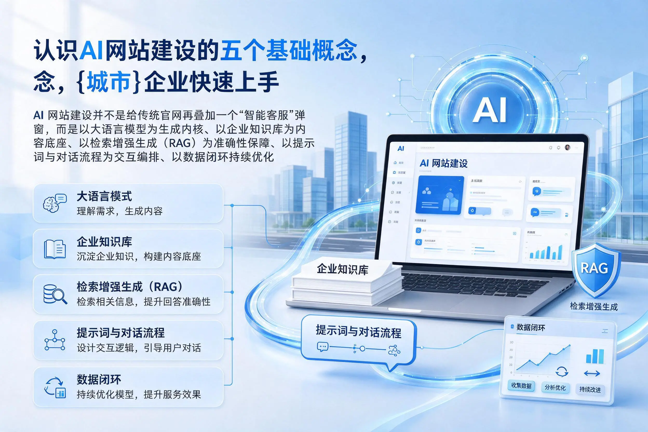 认识AI网站建设的五个基础概念，黄山企业快速上手